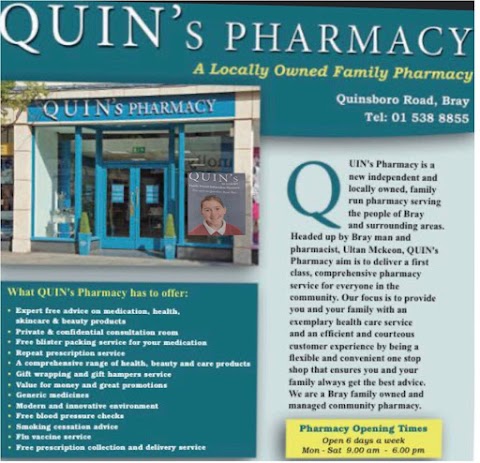 Quins Pharmacy Bray