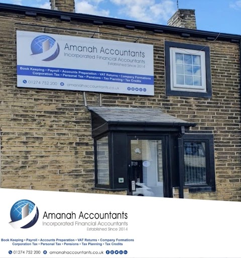 Amanah Accountants (Bradford) - Accountancy, Self-Assessment, Tax Returns & Bespoke Bookkeeping