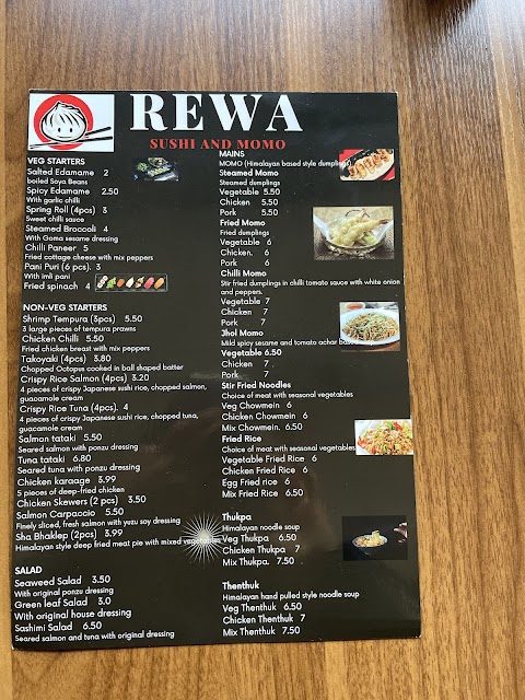 Rewa Sushi and Momo