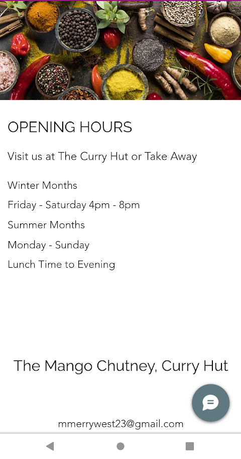 The Mango Chutney Curry Hut