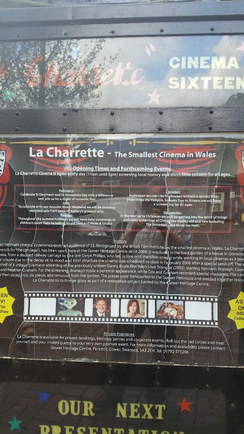 La Charrelle. worlds smallest cinema