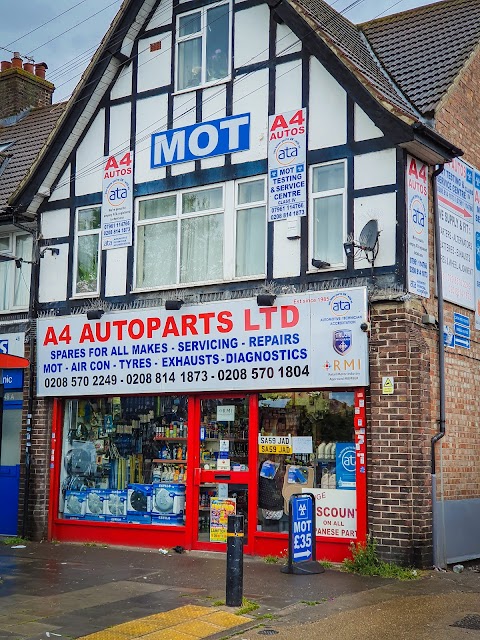 A4 Auto Parts Ltd | Servicing & MOT