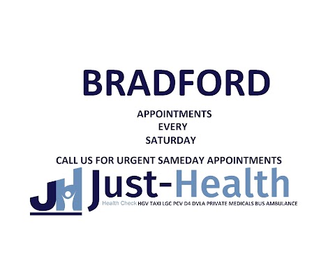 Just-Health Bradford HGV Taxi PCV Medicals Clinic