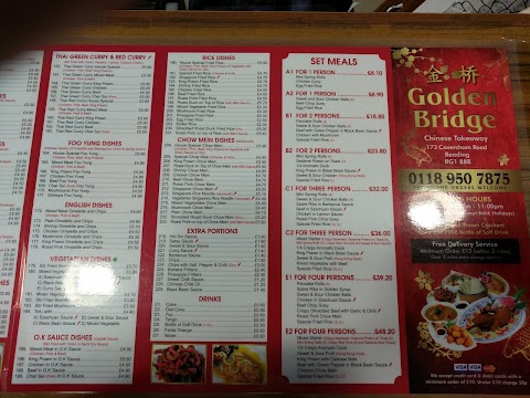 Golden Bridge Chinese Take Away