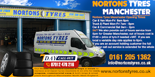 Nortons Tyres Manchester 24/7 Mobile Tyre Fitting