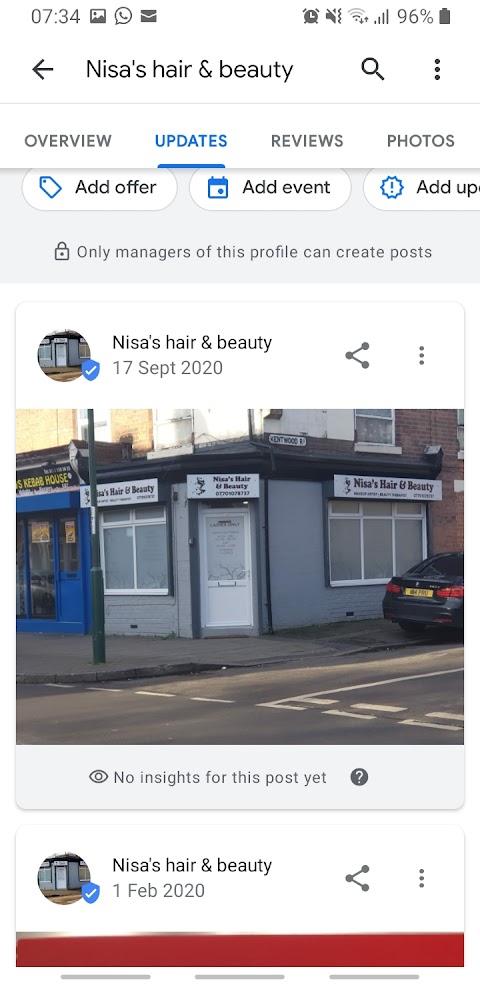 Nisa's hair & beauty