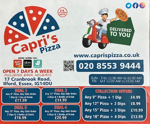 Capri's Pizza Ilford