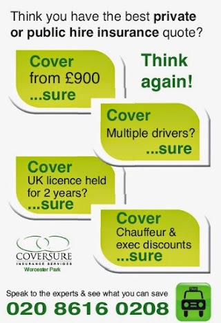 Coversure Insurance Services Worcester Park