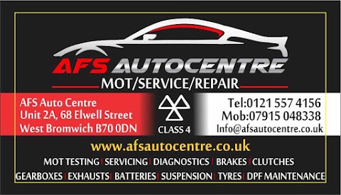 AFS Autocentre MOT/ Service/ Brakes