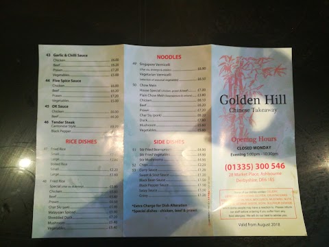 Golden Hill Chinese Takeaway