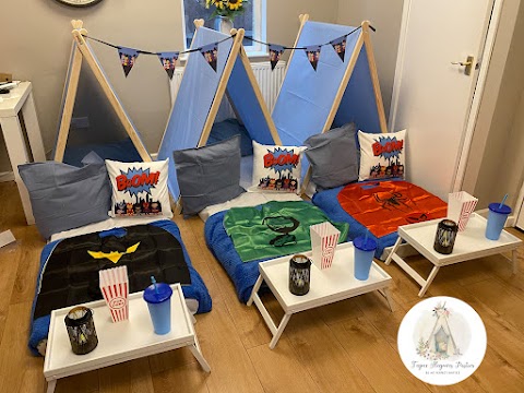 My Perfect Parties - Sleepover Teepees, Bell Tents, Soft Play Hire, Balloon Stylists, Children's Party Tables.