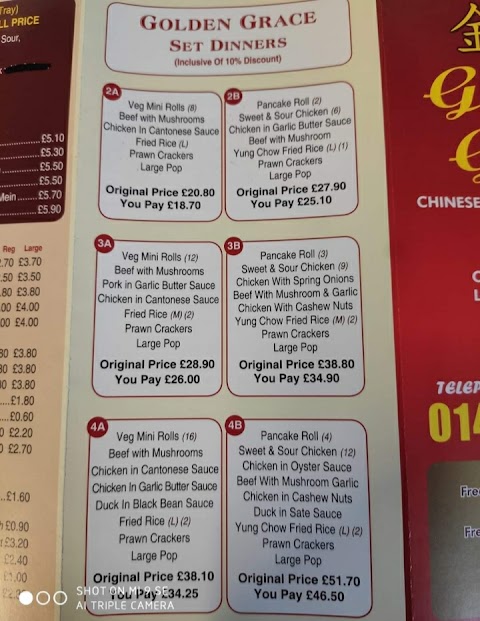 Golden Grace Chinese Take Away & Delivery Service