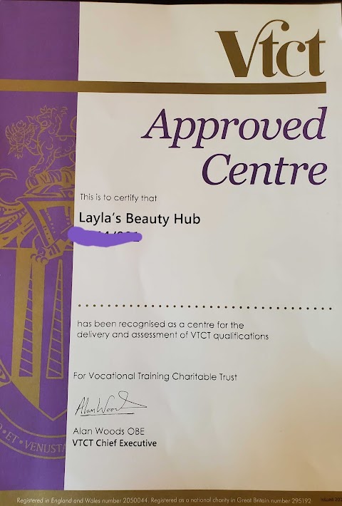 Layla’s Beauty Salon & VTCT Academy