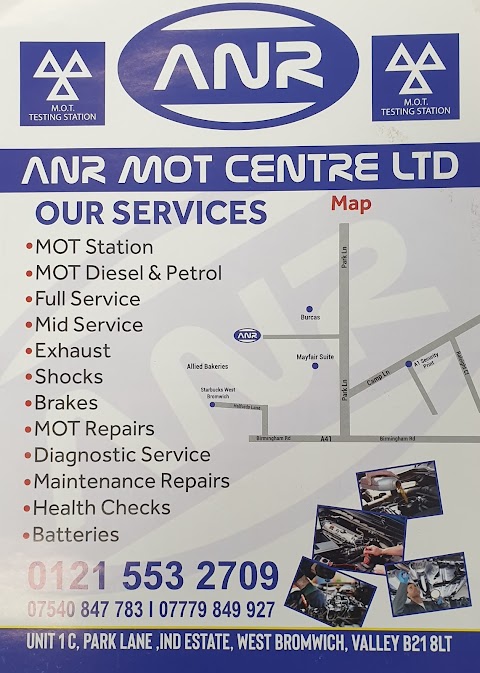 ANR MOT CENTRE LTD