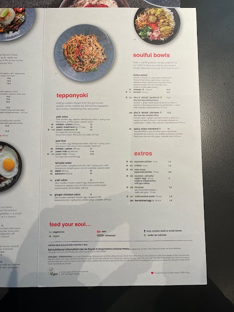 wagamama manchester airport t2