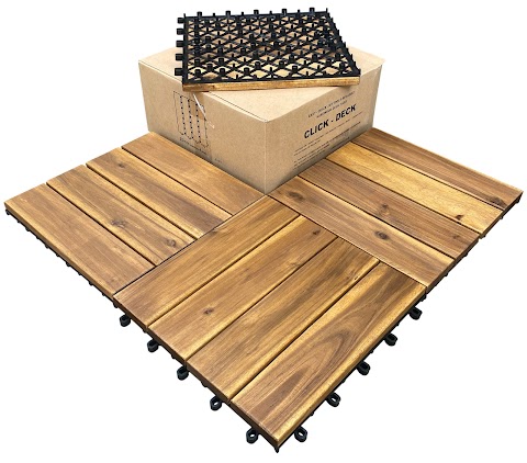 Click-Deck Hardwood & Composite Decking Tiles