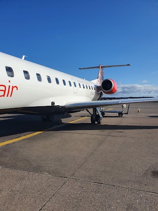 Aberdeen airport charged drop off area