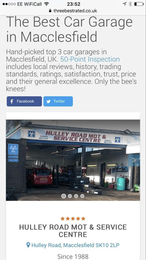 Hulley Road MOT & Service Centre - Macclesfield