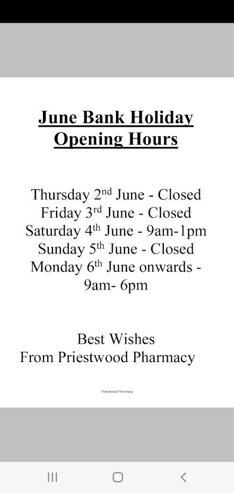 Priestwood Pharmacy