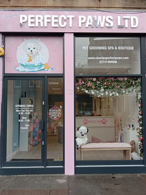 charlies perfect paws pet grooming spa and boutique