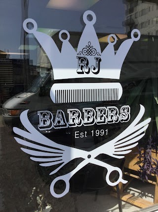 R J barbers at Michael Anthony