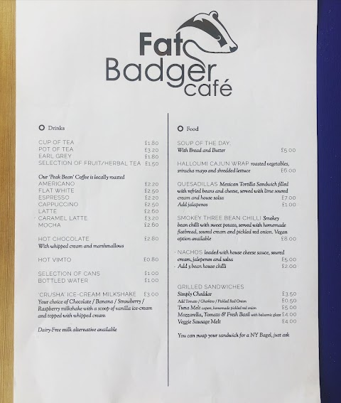 Fat Badger Cafe