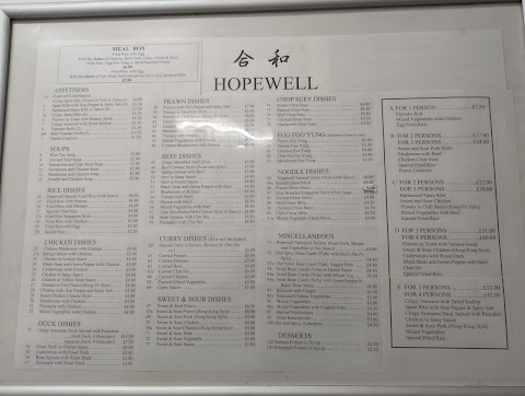 Hopewell Chinese Take Away