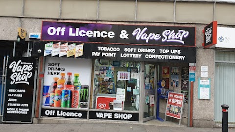 Off Licence & vape shop