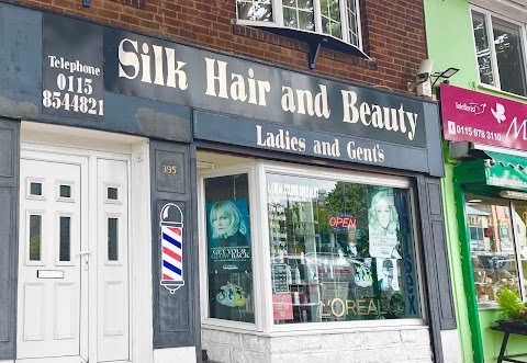 Silk hair and beauty