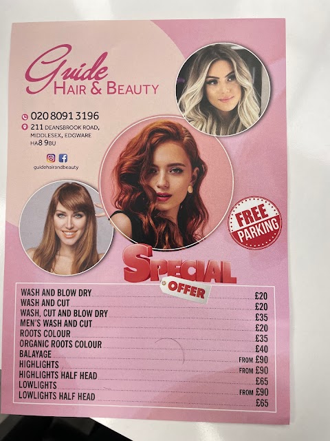 Guide hair and beauty salon