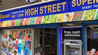 High street supermarket