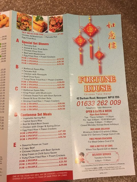 Fortune House Chinese Takeaway