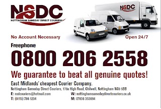 Nottingham Sameday Direct Couriers