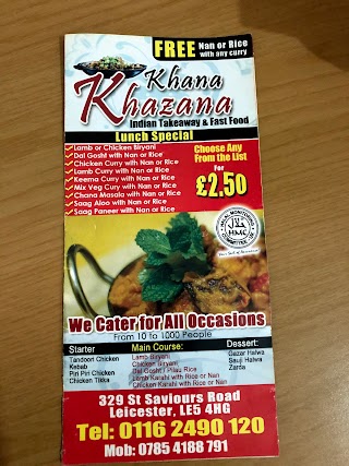 Khana & Khazana Indian Take Away