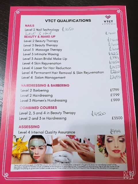 Layla’s Beauty Salon & VTCT Academy