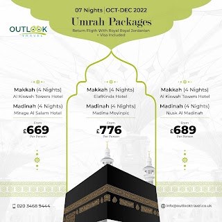 Outlook Travel UK - Cheap Flights To Entebbe- Hajj and Umrah Packages