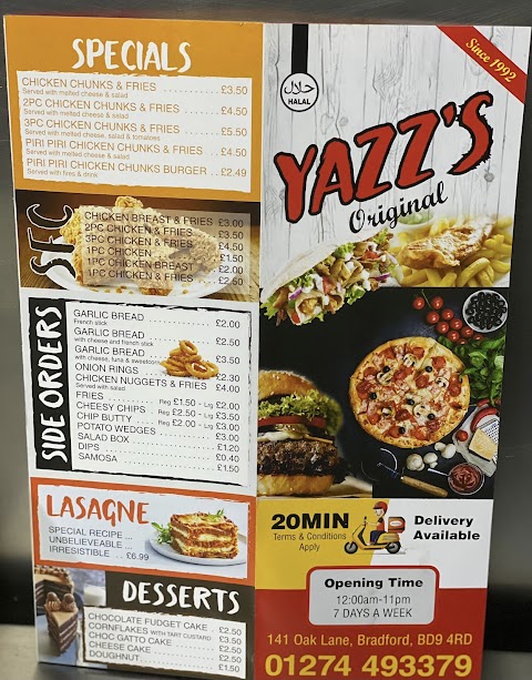 Yazz's Pizza Diner