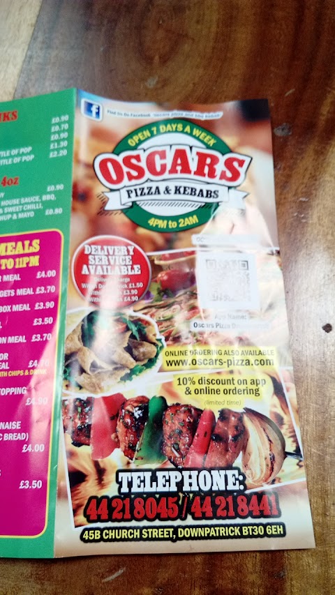 Oscars Pizza Downpatrick