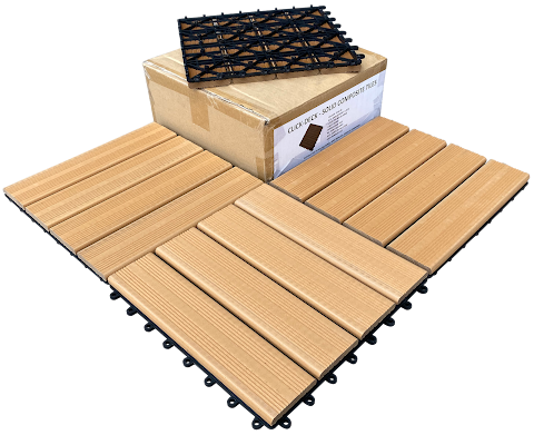 Click-Deck Hardwood & Composite Decking Tiles