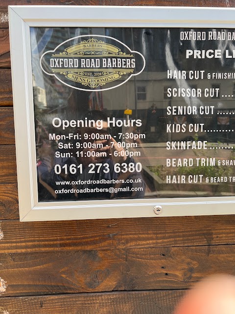 Oxford Road barber
