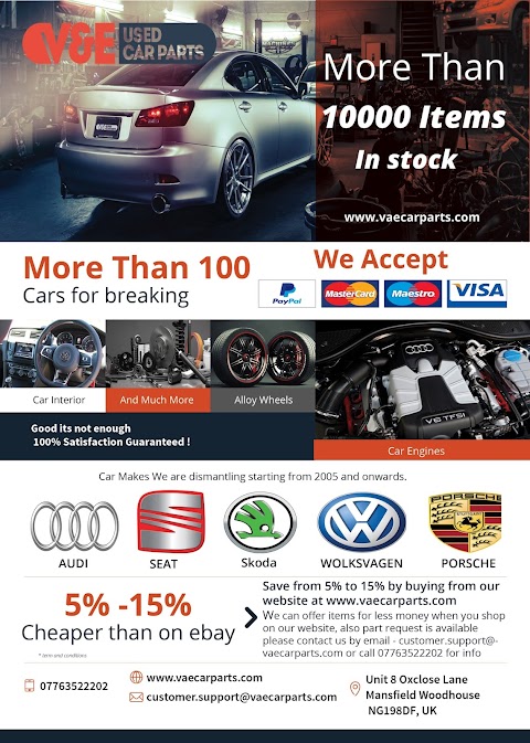 V&E Used Car Parts