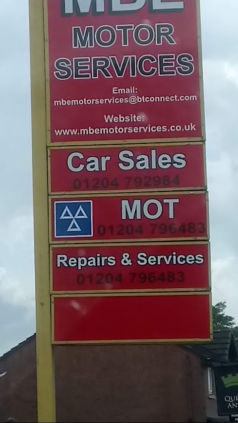 M B E Motor Services