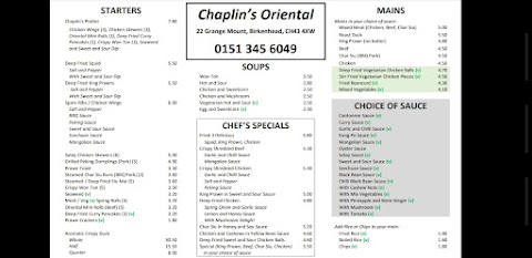 Chaplin's Oriental Chinese Takeway