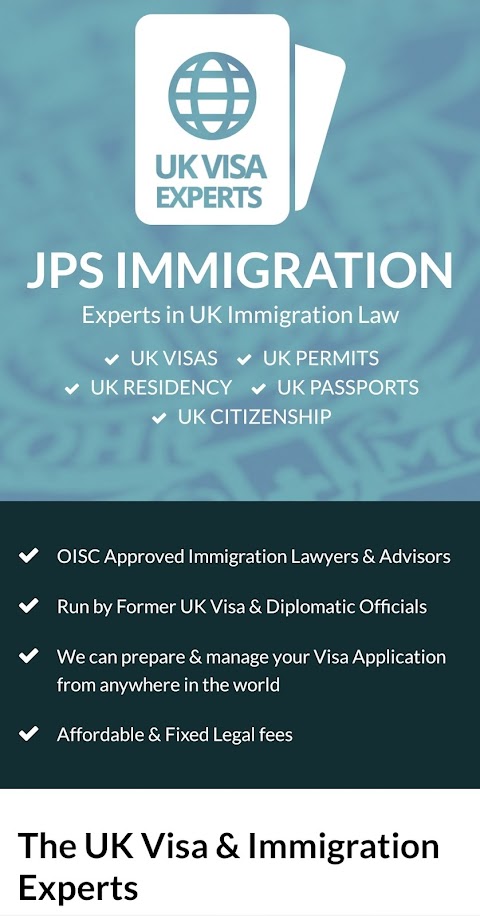 JPS Immigration | UK Visa & Immigration Lawyers