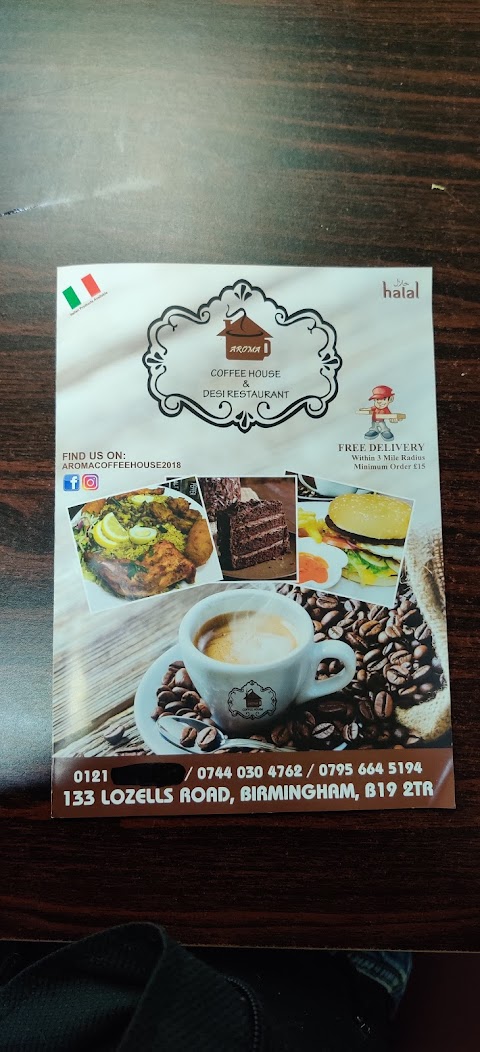 Aroma Coffee House & Desi Restaurant