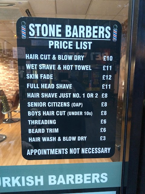 Stone barbers