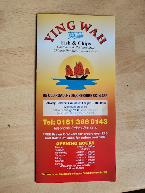 Ying Wah Fish & Chips, Chinese Takeaway