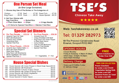 TSE'S Chinese Takeaway