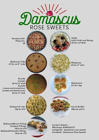 Damascus Rose Sweets