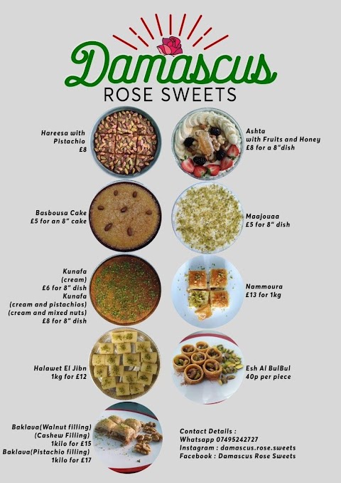 Damascus Rose Sweets